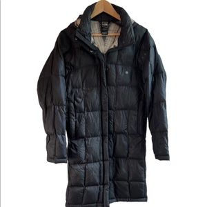 The North Face Black Long 600 Down Jacket Size Medium